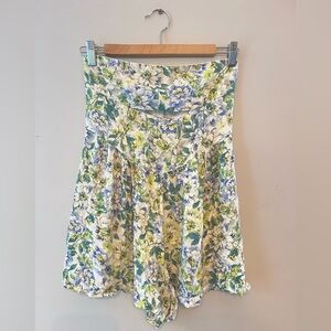 Sky to Moon Strapless Romper
